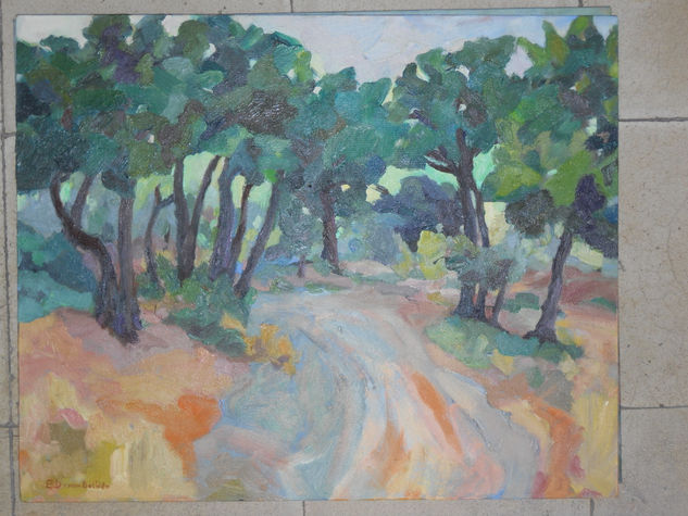 Camí 2 Oil Panel Landscaping