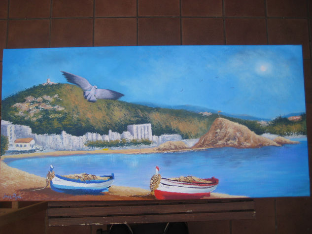 Blanes Acrylic Canvas Marine Painting