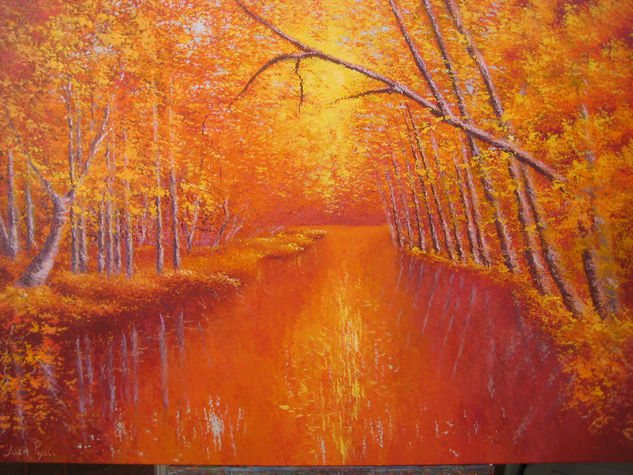 En Temps de Tardor Acrylic Canvas Landscaping