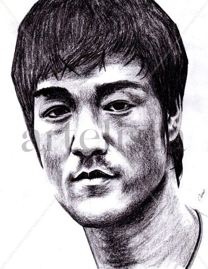 Bruce Lee Charcoal