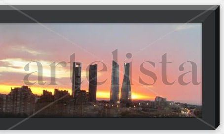 MADRID BUSINESS SKYLINE