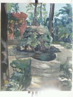 Alcazar Acrylic Canvas Landscaping