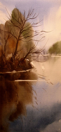 Nostalgia I Watercolour Paper Landscaping