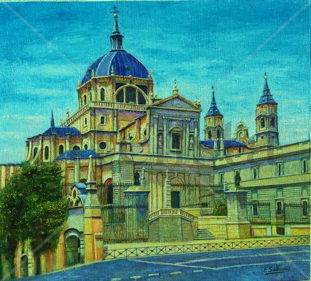 Catedral La Almudena de Madrid Oil Canvas Others