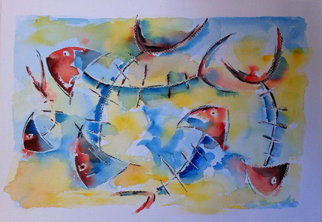 Raspas 4 Watercolour Paper Marine Painting