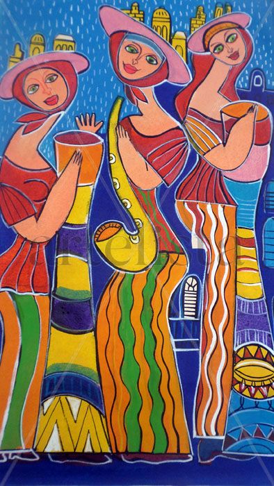 Color y ritmo,acrilico,100x60cm.