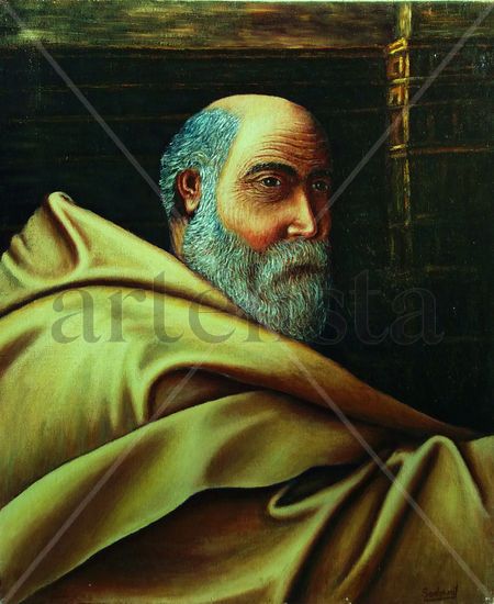 San Pancracio Oil Canvas Portrait