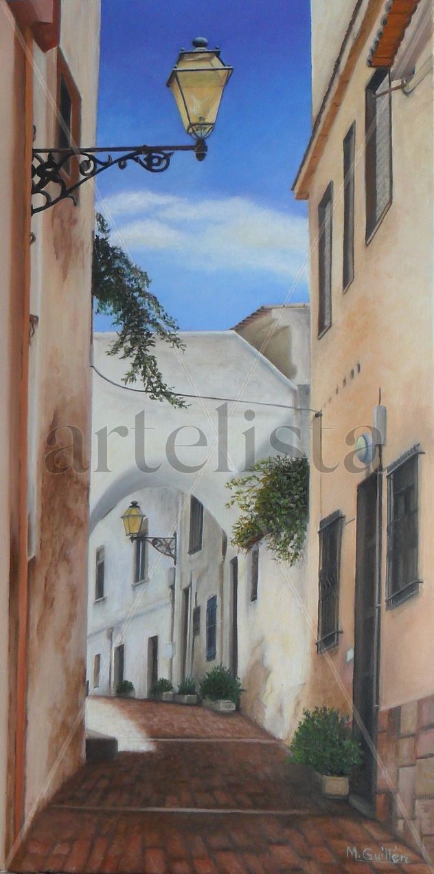 atardecer en el callejón