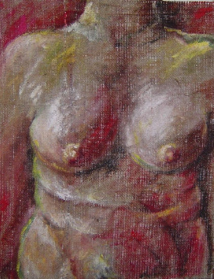 Miseria Oil Panel Nude Paintings