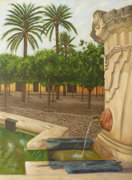 Fuente del patio de...