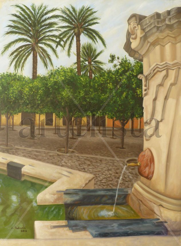 Fuente del patio de los naranjos