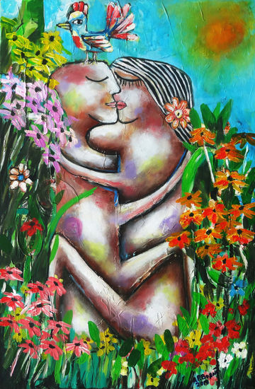 Amor natural Oil Canvas Floral Painting