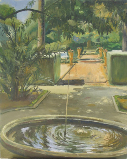 Botánico III Oil Canvas Landscaping