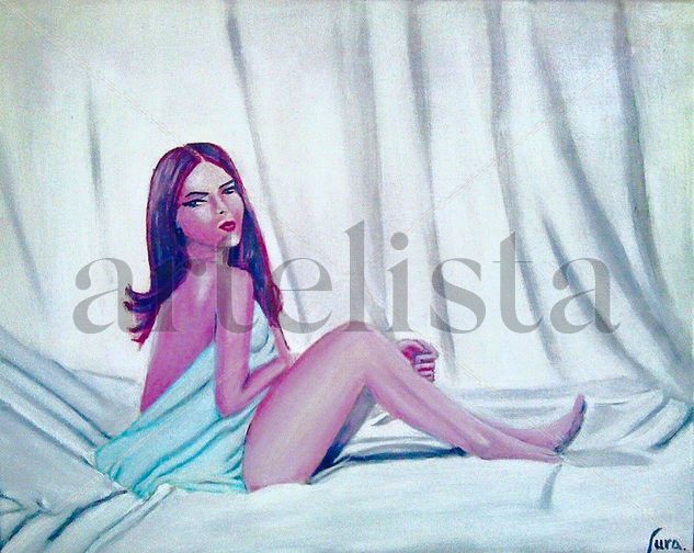 Musa de Sol Oil Canvas Nude Paintings