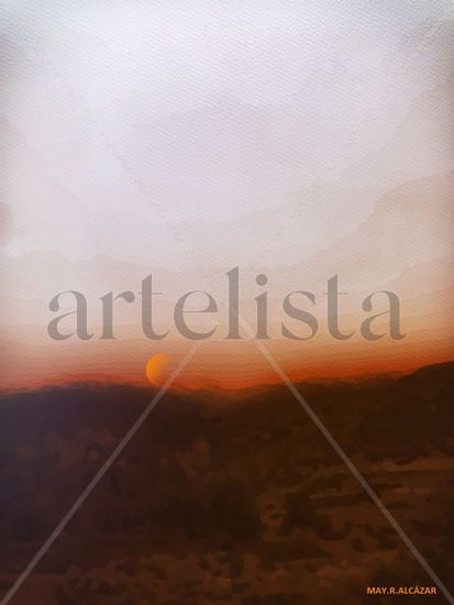 PAISAJE ATARDECIDO 