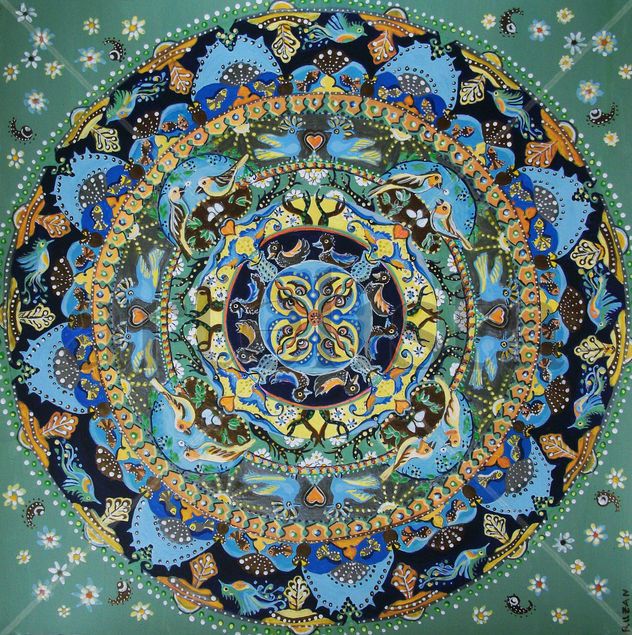 mandala  composition