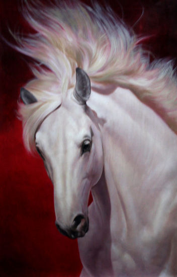 Pintura de Caballo 1 Oil Canvas Animals