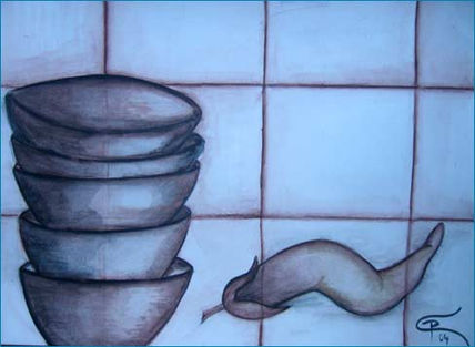 Cuencos y pimiento