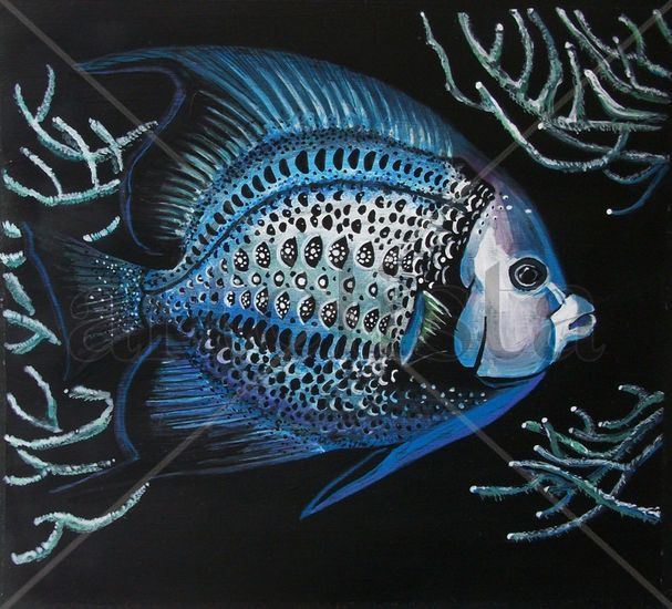 Fishes, Angelfish Otros Papel Animales