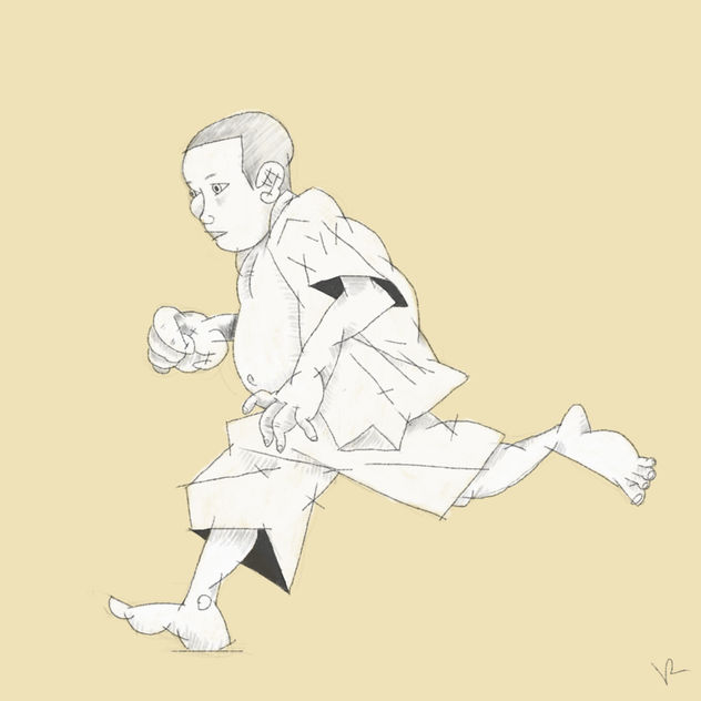 NIÑO QUE CORRE