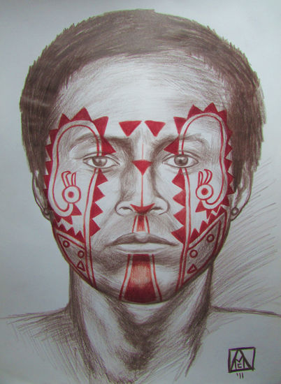 Decoración facial Moche Pencil