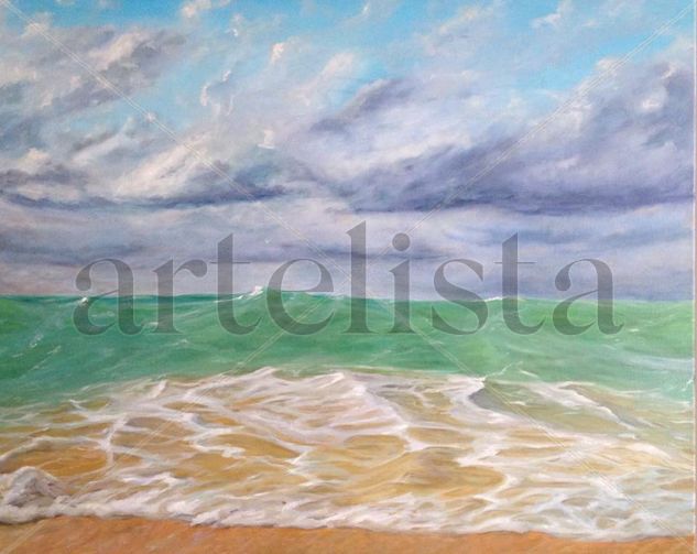 Oleaje Oil Canvas Marine Painting