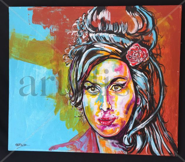 Amy Acrylic Canvas Portrait