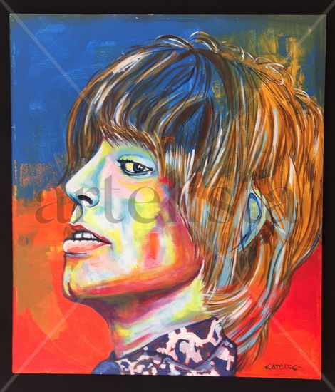 Jones Acrylic Canvas Portrait