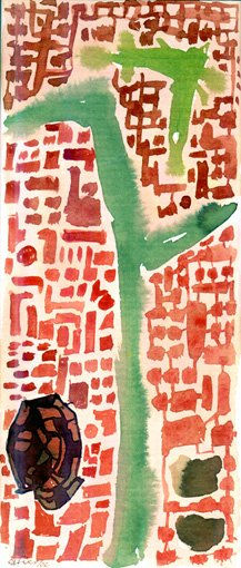 Caligrafía Entramada Watercolour Paper Landscaping