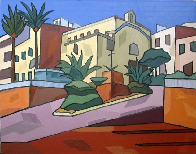 Les Cases Oil Canvas Landscaping