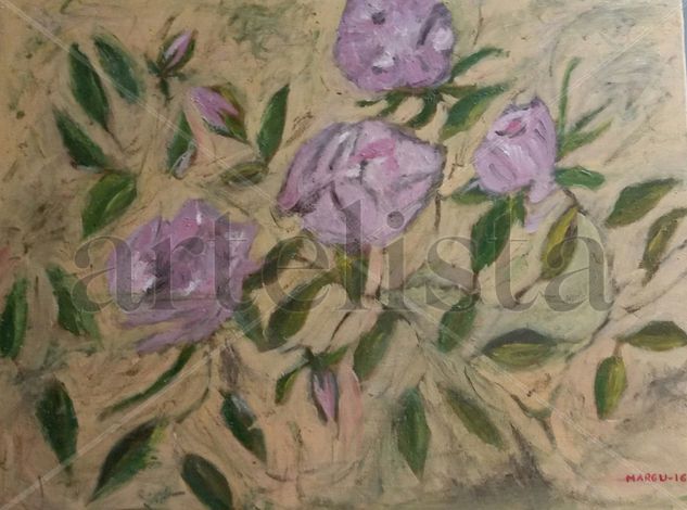 Rosas eternas Acrylic Canvas Floral Painting