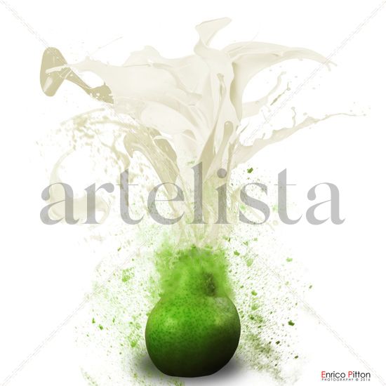 ENRICO PITTON - Liquid Pear Bodegones Color (Digital)