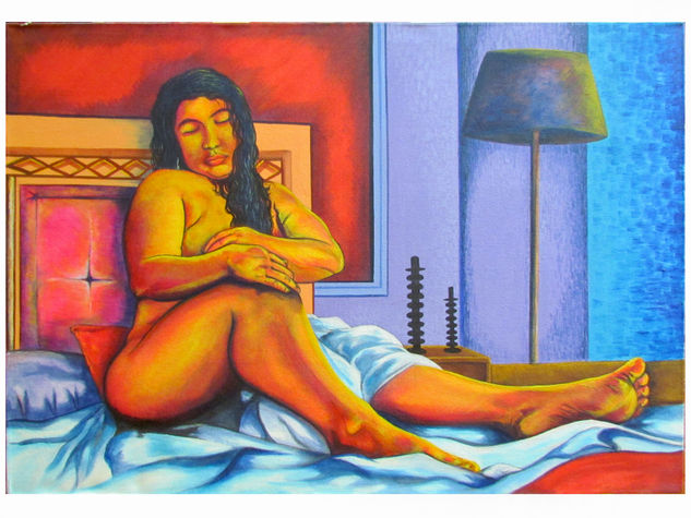 Carne de mi carne Acrylic Canvas Nude Paintings