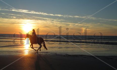 Atardecer en el mar