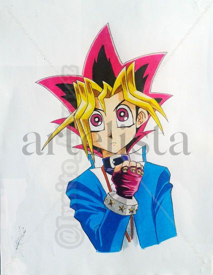 Yugi Muto Lápiz (a color) Papel Otros