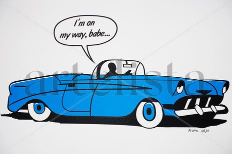 Coche Azul