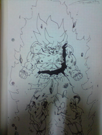 SON GOKU SUPER SAIYAN Ink