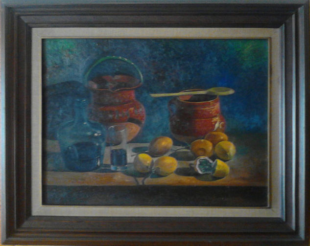 Granadas Oil Canvas Still Life Paintings