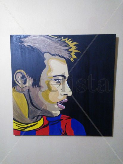 Neymar BarÇa Acrylic Panel Portrait