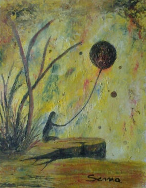 de la serie la pescadora de sueños Oil Canvas Landscaping