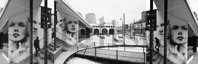 Stair and faces