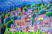 Naive art painting...