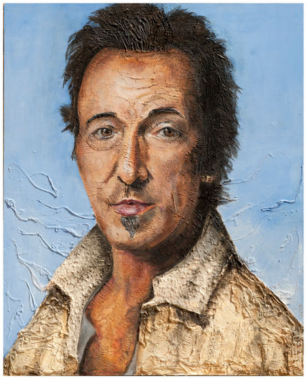 Bruce Springsteen Acrylic Panel Portrait