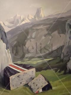 queso y naranjo de bulnes Oil Canvas Landscaping