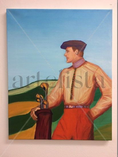 GOLF Acrylic Canvas Sports