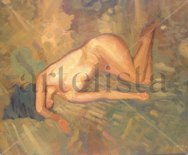 estudio de desnudo. Oil Canvas Nude Paintings