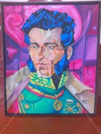 Sólido Platónico con rostro de Sucre