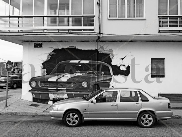 Cars Viajes Blanco y Negro (Digital)