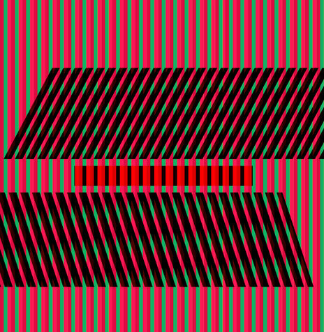 Composición con Rojo