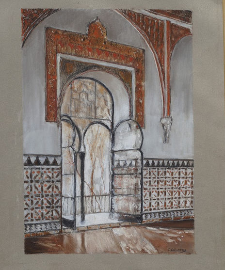 Puerta a los jardines